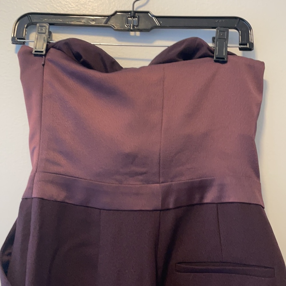Reiss Sleeveless Jumpsuit, Dark Purple, Sz 2 - Picture 4 of 7